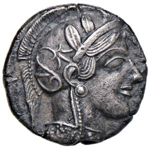 Greek coins - ATTICA Athens - Tetradrachm (479-404 BC) Helmeted head ...