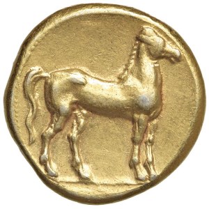 Greek coins - ZEUGITANIA Carthage - Stater (310-290 BC) Head of Tanit...