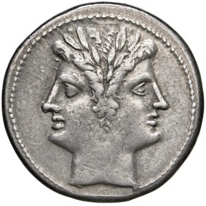 Roman coins Republic - Anonymous - Didrachm (225-212 BC) Head of Janus - R/ Ju...