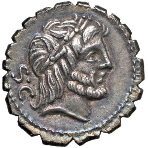 Roman coins Republic - Antonia - Q. Antonius Balbus - Denarius (83-82 BC) Head...