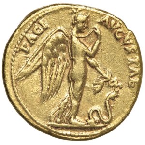 Roman coins Empire - Claudius (41-54) Aureus (Lugdunum) Laureate head to the...