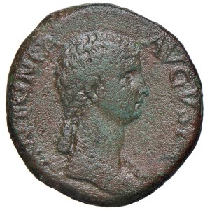Roman coins Empire - Antonia (mother of Claudius) As - Head r. - R/ Claudius...