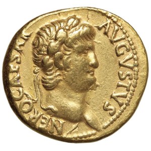 Roman coins Empire - Nero (54-68) Aureus - Laureate head r. - R/ IANVM CLVSI...