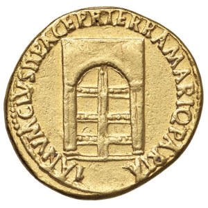 Roman coins Empire - Nero (54-68) Aureus - Laureate head r. - R/ IANVM CLVSI...