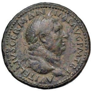 Roman coins Empire - Vitellius (69) Sestertius - Laureate head r. - R/ Peace...