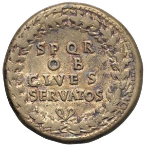 Roman coins Empire - Vespasian (69-79) Sestertius - Laureate head r. - R/ S ...