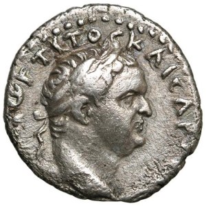 Roman coins Empire - Titus (79-81) Hemidrachm of Caesarea in Cappadocia - La...