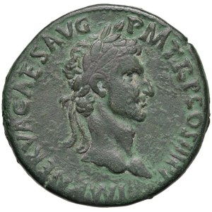 Roman coins Empire - Nerva (96-98) Sestertius - Laureate head r. - R/ Fortun...