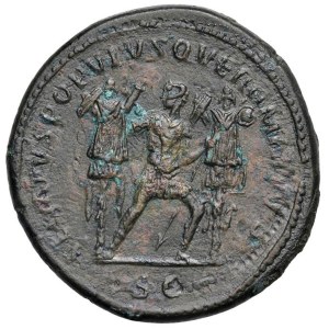 Roman coins Empire - Trajan (98-117) Dupondius - Radiate bust r. - R/ The em...