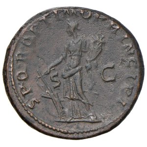 Roman coins Empire - Trajan (98-117) As - Laureate bust r. - R/ The Annona s...