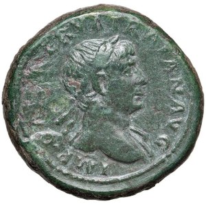 Roman coins Empire - Trajan (98-117) Semisse - Laureate bust r. - R/ Wolf st...