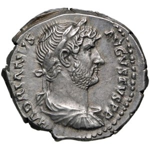 Roman coins Empire - Hadrian (117-138) Denarius - Laureate head r. - R/ Mine...