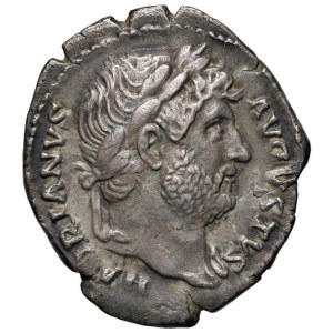 Roman coins Empire - Hadrian (117-138) Denarius - Laureate head r. - R/ Star...