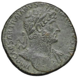 Roman coins Empire - Hadrian (117-138) Sestertius - Laureate bust r. - R/ Ro...