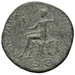Roman coins Empire - Hadrian (117-138) Sestertius - Laureate bust r. - R/ Ro...