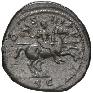 Roman coins Empire - Hadrian (117-138) As - Bust r. - R/ The Emperor on hors...