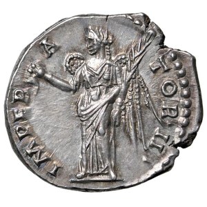 Roman coins Empire - Antoninus Pius (138-161) Denarius - Laureate and draped...
