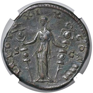 Roman coins Empire - Antoninus Pius (138-161) Sestertius - Laureate head r. ...