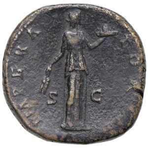 Roman coins Empire - Antoninus Pius (138-161) Sestertius - Laureate head r. ...