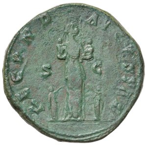 Roman coins Empire - Faustina II (wife of Marcus Aurelius) Sestertius - Bust...
