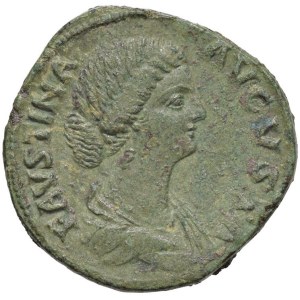 Roman coins Empire - Faustina II (wife of Marcus Aurelius) Sestertius - Bust...