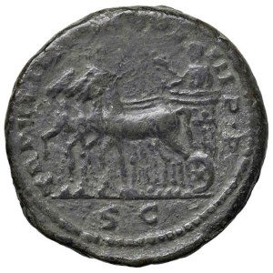 Roman coins Empire - Commodus (180-192) As - Laureate bust r. - R/ The emper...