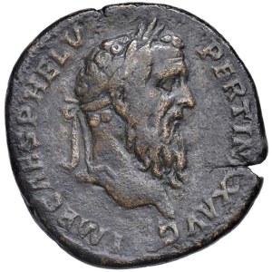 Roman coins Empire - Pertinax (193) Sestertius false or reconstructed with a...