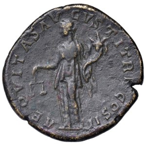 Roman coins Empire - Pertinax (193) Sestertius false or reconstructed with a...