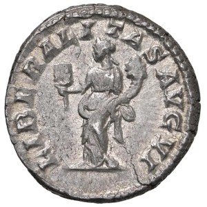 Roman coins Empire - Caracalla (211-217) Denarius - Laureate bust r. - R/ Li...