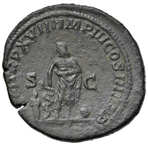 Roman coins Empire - Caracalla (211-217) Sestertius - Laureate bust r. - R/ ...