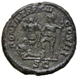 Roman coins Empire - Caracalla (211-217) As - Laureate bust r. - R/ Roma sta...