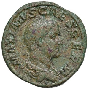 Roman coins Empire - Maximus (235-238) Sestertius - Bust r. - R/ Maximus sta...