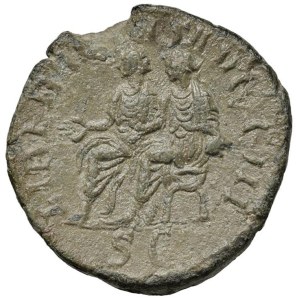 Roman coins Empire - Philip II (244-249) Sestertius - Bust r. - R/ The emper...