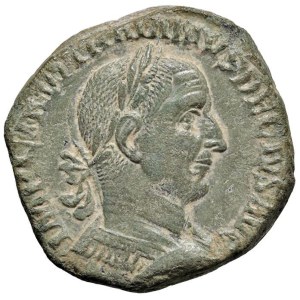Roman coins Empire - Trajan Decius (249-251) Sestertius - Laureate bust r. -...