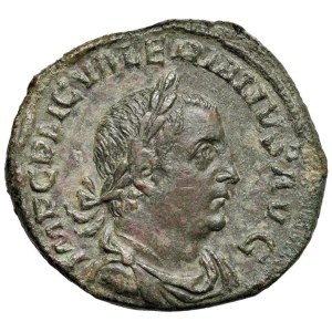 Roman coins Empire - Valerian I (253-260) Sestertius - Laureate bust r. - R/...