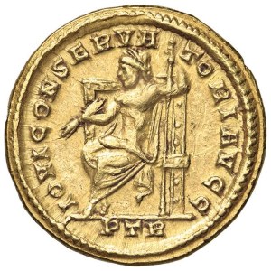 Roman coins Empire - Licinius I (308-324) Solidus (310-313) Trier - Laureate...