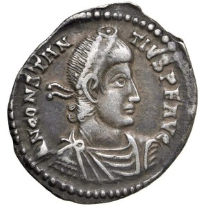 Roman coins Empire - Constantius II (337-361) Siliqua (Lugdunum) Diademed r ...