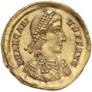 Roman coins Empire - Honorius (395-408) Solidus (Mediolanum) - Diademed bust...