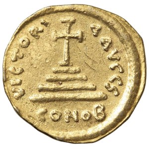 Byzantine coins - Tiberius II Constantine (578 - 582) Solidus - Crowned b...
