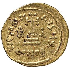 Byzantine coins - Heraclius (610 - 641) Solidus - The emperors standing f...