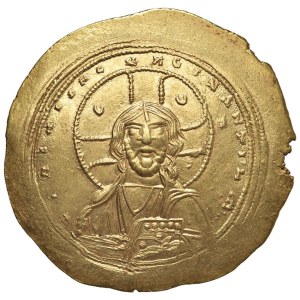 Byzantine coins - Constantine IX (1042-1055) Istamenon nomisma - Bust of ...