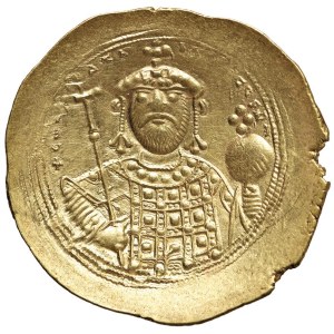 Byzantine coins - Constantine IX (1042-1055) Istamenon nomisma - Bust of ...