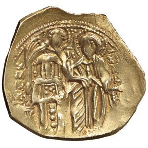 Byzantine coins - Michael VIII (1261-1282) Hyperpyron - Bust of the Virgi...
