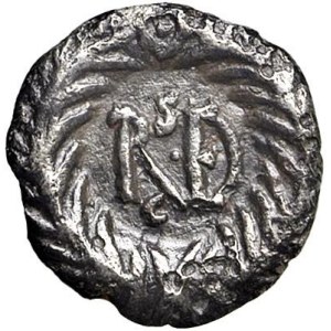 Barbaric coins - OSTROGOTHS Witigis (536-540) Quarter of Siliqua in the ...