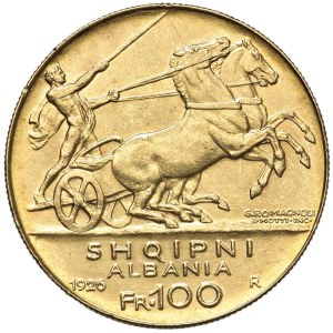 Foreign coins - ALBANIA Zog I (1925-1939) 100 Franga 1926 senza stelle ...