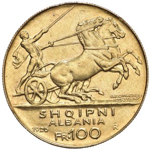 Foreign coins - ALBANIA Zog I (1925-1939) 100 Franga 1926 due stelle so...