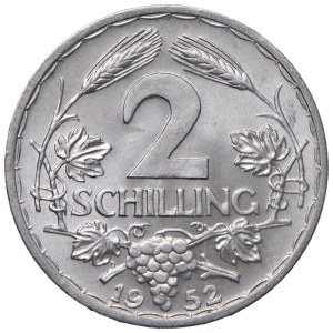 Foreign coins - AUSTRIA 2 Schilling 1952 - KM 2872 AL (g 2,79)...
