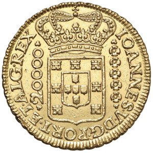 Foreign coins - BRASILE João V (1706-1750) 20.000 Reis 1726 - KM 117 AU...