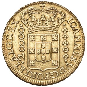 Foreign coins - BRASILE João V (1706-1750) 20.000 Reis 1727 - KM 117 AU...