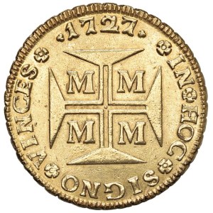 Foreign coins - BRASILE João V (1706-1750) 20.000 Reis 1727 - KM 117 AU...
